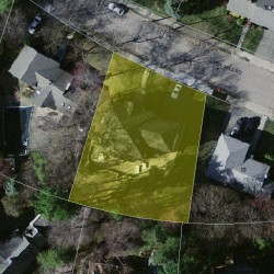18 Fox Hill Rd, Newton MA 02459-3027 aerial view