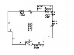 20 Gammons Rd, Newton MA 02468-1216 floor plan