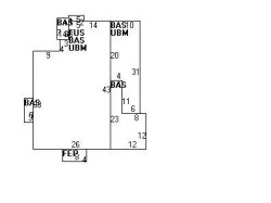 497 Ward St, Newton MA  02459-1108 floor plan