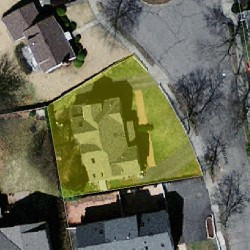 12 Ohio Ave, Newton MA 02464-1320 aerial view