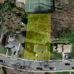 330 Hartman Rd, Newton MA  02459-2856 aerial view