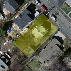 25 Melville Ave, Newton MA  02460-1223 aerial view