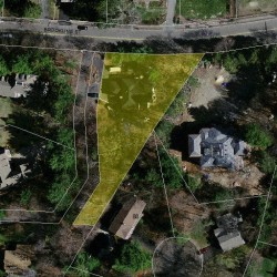 327 Brookline St, Newton MA 02459-3151 aerial view