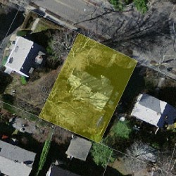 116 Jackson St, Newton MA 02459-2538 aerial view