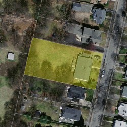 31 Freeman St, Newton MA 02466-1205 aerial view