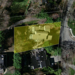 361 Dudley Rd, Newton MA 02459-2832 aerial view