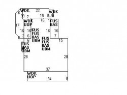 93 Bowdoin St, Newton MA  02461-1538 floor plan