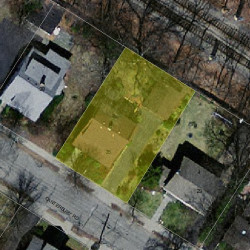 35 Canterbury Rd, Newton MA  02461-1319 aerial view