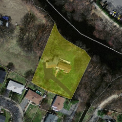 1 Albemarle Rd, Newton MA 02460-1105 aerial view
