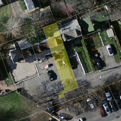 17 Avon Pl, Newton MA 02458-1511 aerial view