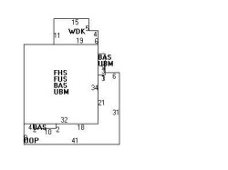 156 Waverley Ave, Newton MA 02458-2402 floor plan