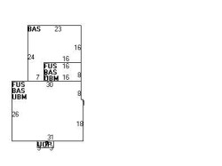 286 Central St, Newton MA  02466-2203 floor plan