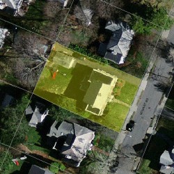 15 Hobart Rd, Newton MA 02459-1312 aerial view