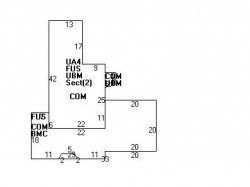 254 Adams St, Newton MA 02458-1204 floor plan