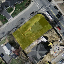 43 Walnut St, Newton MA 02460-1305 aerial view