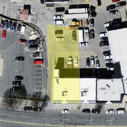 1213 Washington St, Newton MA 02465-2122 aerial view