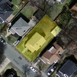 19 Eliot Ave, Newton MA 02465-1708 aerial view