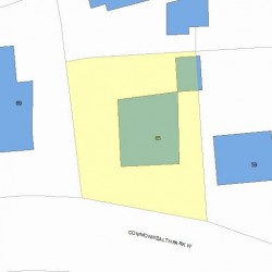 65 Commonwealth Park, Newton MA 02459-1024 plot plan