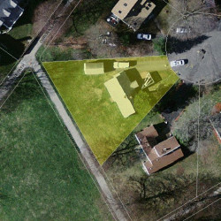 41 Callahan Path, Newton MA  02459-3620 aerial view