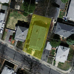285 Derby St, Newton MA 02465-1047 aerial view