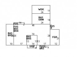 16 Hartman Rd, Newton MA  02459-3060 floor plan