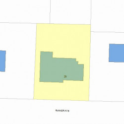 29 Parker Ave, Newton MA 02459-2634 plot plan