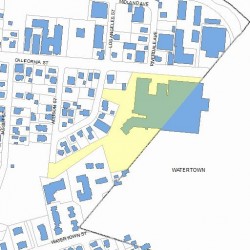 148 California St, Newton MA  02458-1005 plot plan