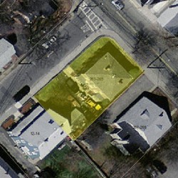263 Adams St, Newton MA 02458-1351 aerial view