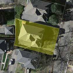 19 Holland St, Newton MA  02458-1820 aerial view