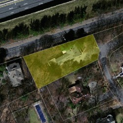 51 Greenwood Ave, Newton MA 02465-2507 aerial view