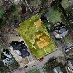 31 Sewall St, Newton MA  02465-2612 aerial view