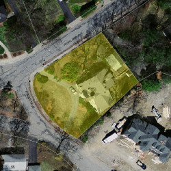 228 Highland Ave, Newton MA 02465-2512 aerial view