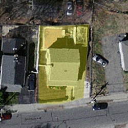 61 Madison Ave, Newton MA 02460-1904 aerial view