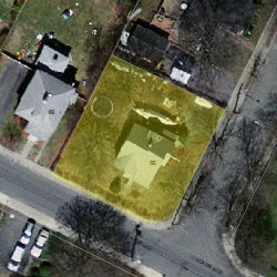 68 Adams Ave, Newton MA 02465-1003 aerial view