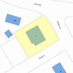 5 Dwhinda Rd, Newton MA 02468-1831 plot plan