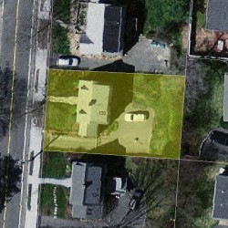 130 Winchester St, Newton MA 02461-2130 aerial view