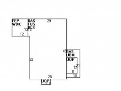 98 Athelstane Rd, Newton MA  02459-2419 floor plan