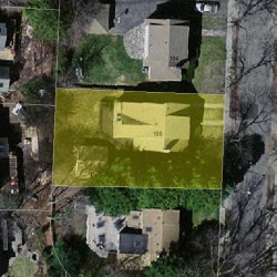 100 Greenlawn Ave, Newton MA  02459-1714 aerial view