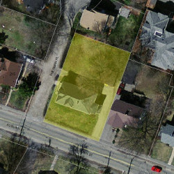207 Auburn St, Newton MA 02466-2420 aerial view