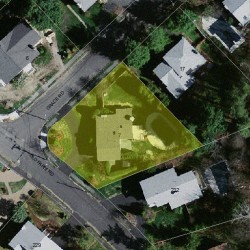 228 Old Farm Rd, Newton MA 02459-3458 aerial view