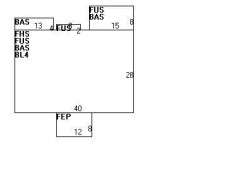 251 Mill St, Newton MA 02460-2438 floor plan