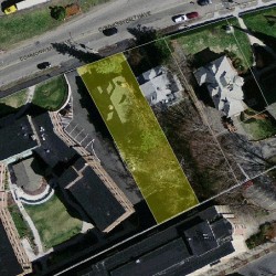 38 Commonwealth Ave, Newton MA 02459 aerial view