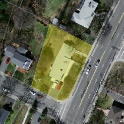 1751 Washington St, Newton MA 02466-2816 aerial view