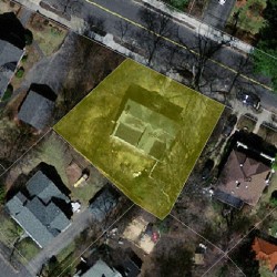 198 Woodward St, Newton MA 02468-2006 aerial view