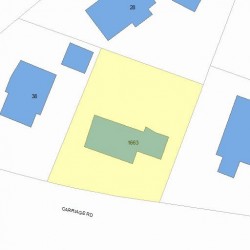 1663 Commonwealth Ave, Newton MA 02465-2827 plot plan