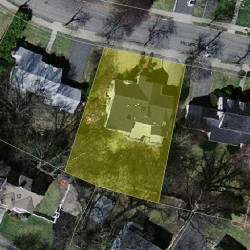 72 Miller Rd, Newton MA  02459-2436 aerial view