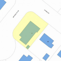 4 Antonellis Cir, Newton MA  02459-3724 plot plan