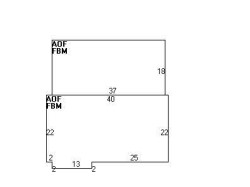 64 Columbus St, Newton MA 02461-1439 floor plan