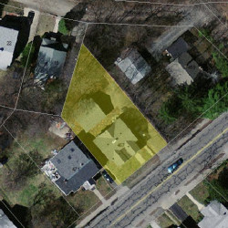 467 California St, Newton MA  02460-1208 aerial view