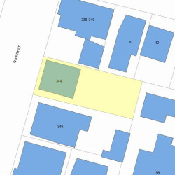 344 Cherry St, Newton MA 02465-1627 plot plan